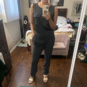 Rachel Roy slate blue jumpsuit
